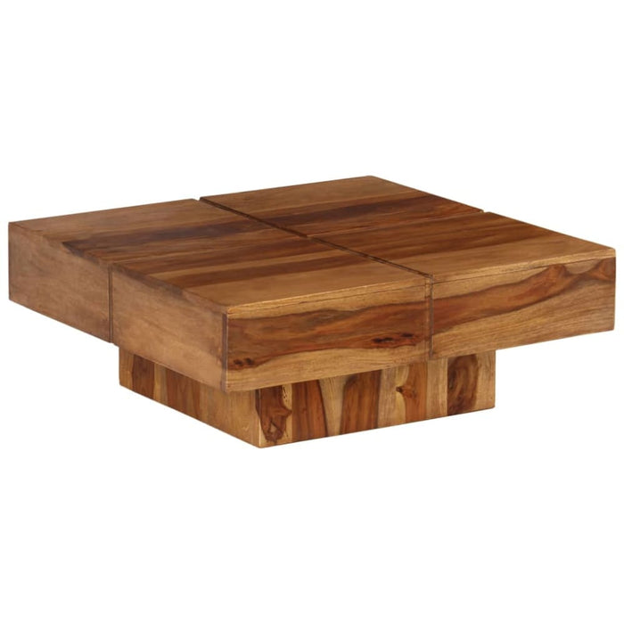 Coffee Table 80x80x30 Cm Solid Wood Acacia Xalxpb