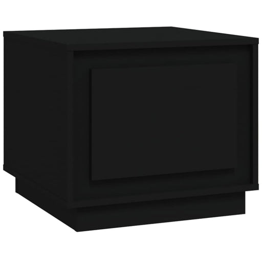 Coffee Table Black 51x50x44 Cm Engineered Wood Noknlk