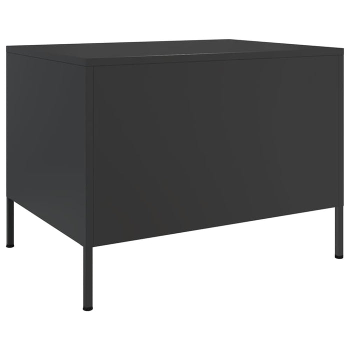 Coffee Table Black 68x50x50.5 Cm Cold-rolled Steel Natbtb