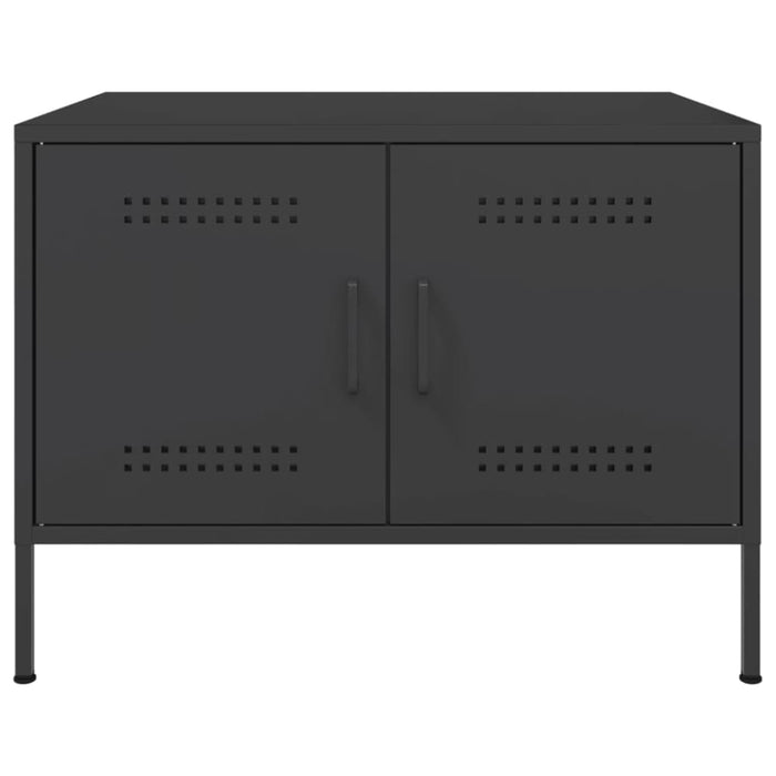 Coffee Table Black 68x50x50.5 Cm Cold-rolled Steel Natbtb