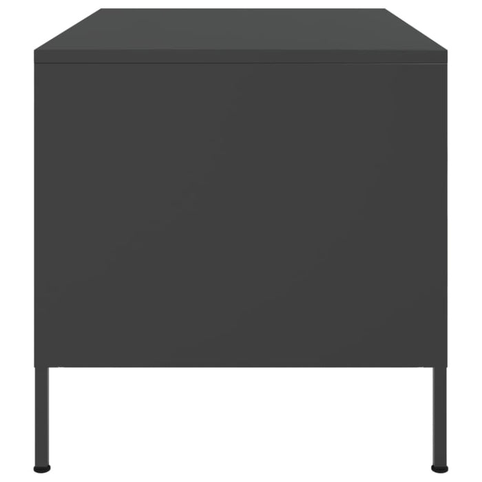 Coffee Table Black 68x50x50.5 Cm Cold-rolled Steel Natbtb