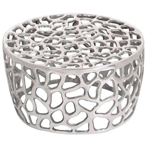 Coffee Table Silver ø55x31 Cm Aluminium Tittil