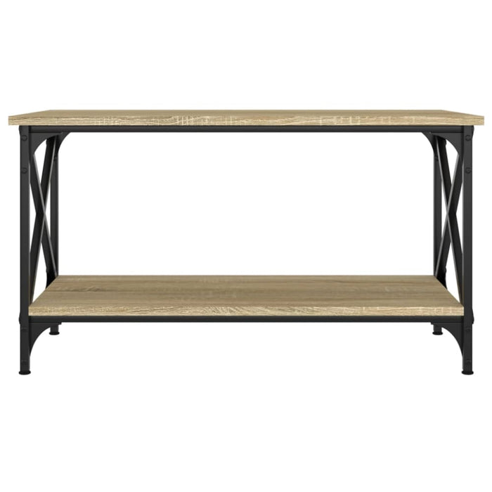 Coffee Table Sonoma Oak 80x45x45 Cm Engineered Wood