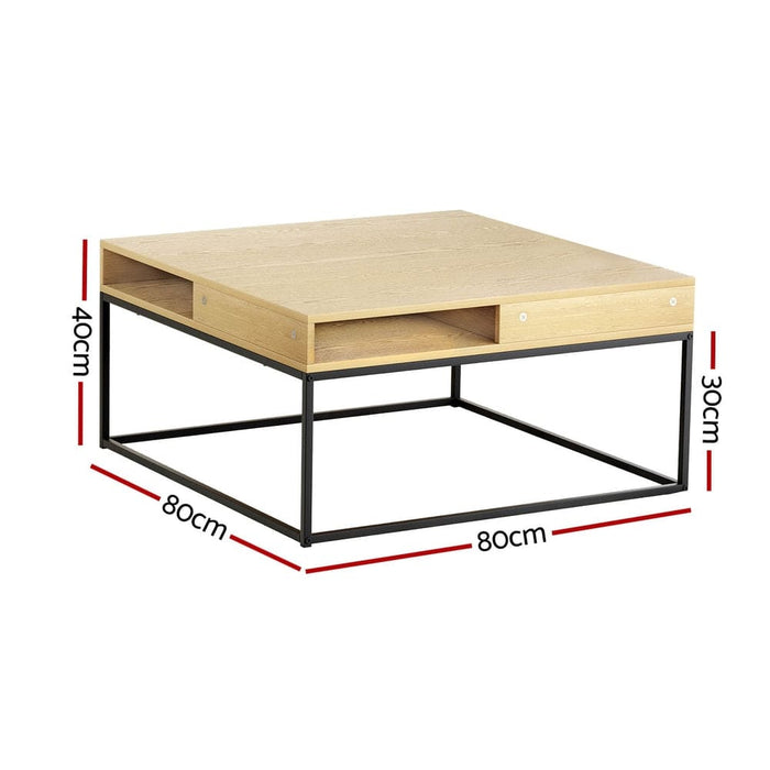 Coffee Table Storage Shelf Metal Frame