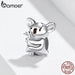 Zoo Collection Koala Panda Bear Charm Sterling Silver 925