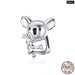 Zoo Collection Koala Panda Bear Charm Sterling Silver 925