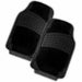 Colossus 2-piece Car Mat - Black Rubber Carpet