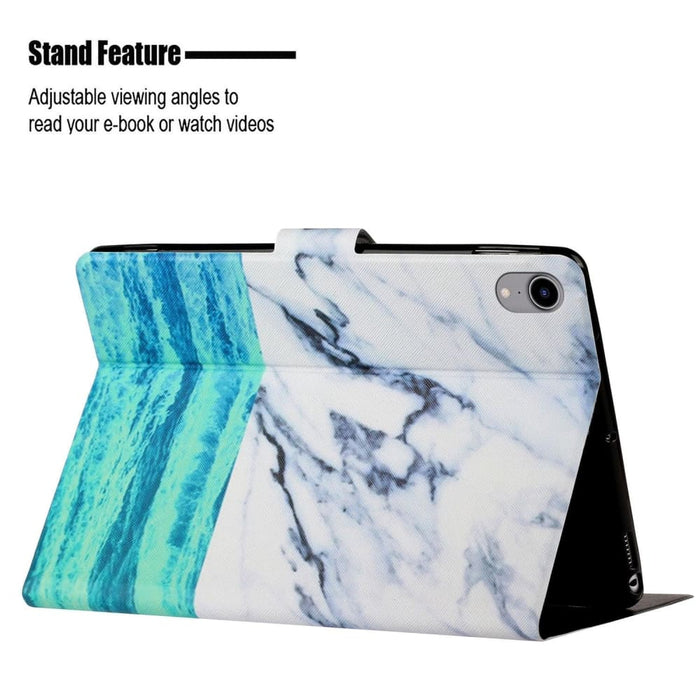 Coloured Drawing Pattern Flip Leather Smart Tablet Case