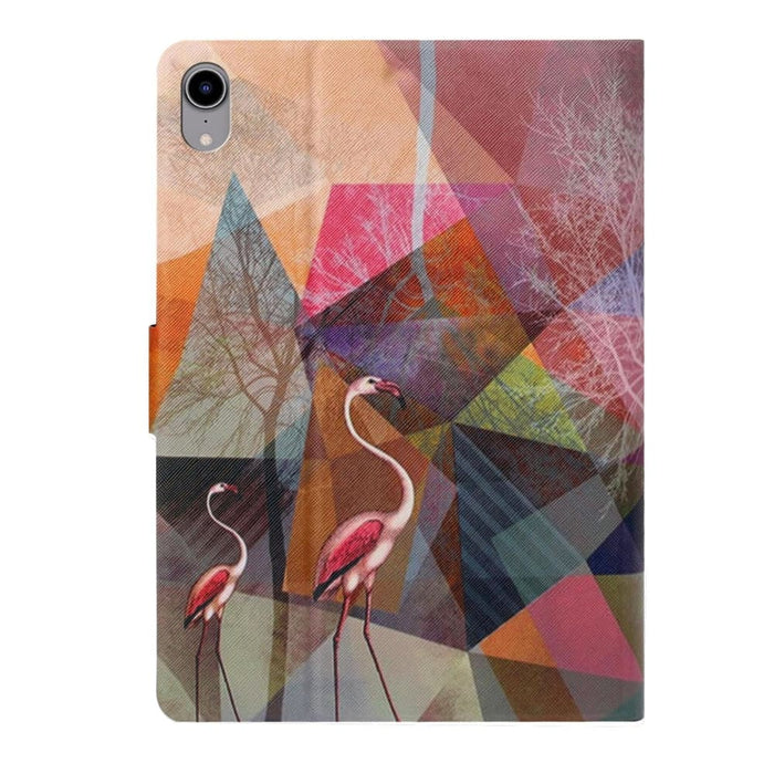 Coloured Drawing Pattern Flip Leather Smart Tablet Case