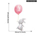 Colourful Balloons With Bunnies Wall Stickers For Kids Room