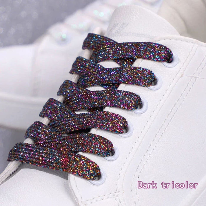 Colourful Flat Glitter Athletic Running Sneakers Shoes Boot