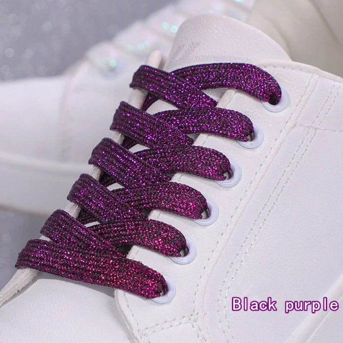 Colourful Flat Glitter Athletic Running Sneakers Shoes Boot