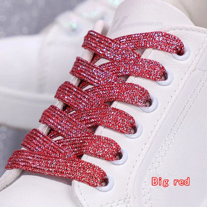 Colourful Flat Glitter Athletic Running Sneakers Shoes Boot