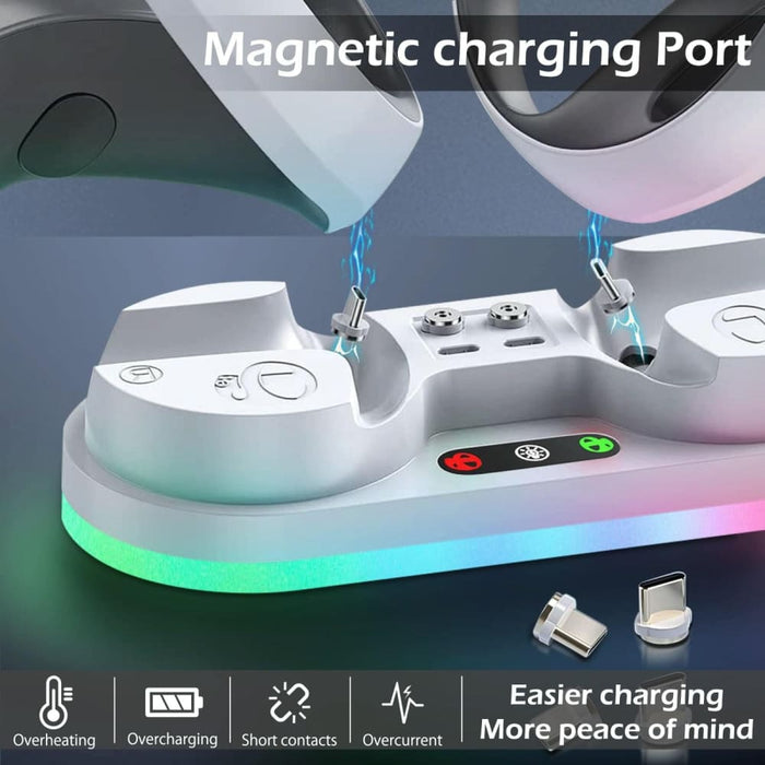 Colourful Light Charging Dock For Ps Vr2 Controller