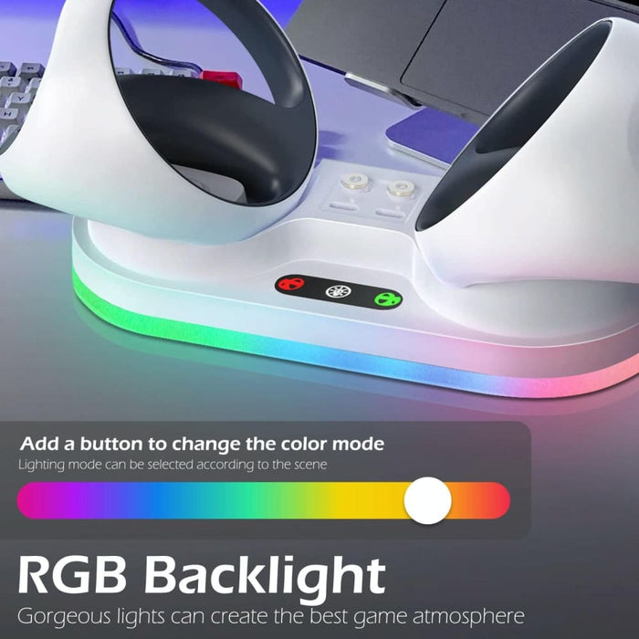 Colourful Light Charging Dock For Ps Vr2 Controller