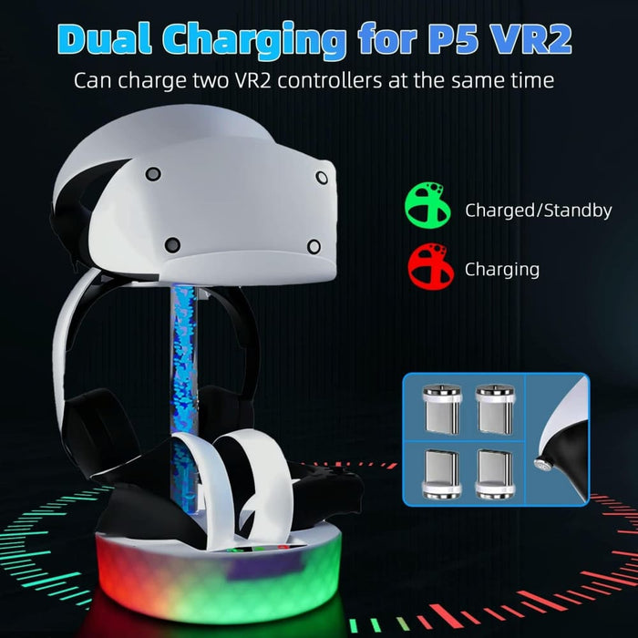 Colourful Ps Vr2 Charging Rack Magnetic Base For Iplay