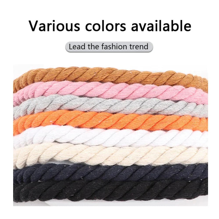 Colourful 1cm Thicker Cotton Running Sneakers Shoe Laces