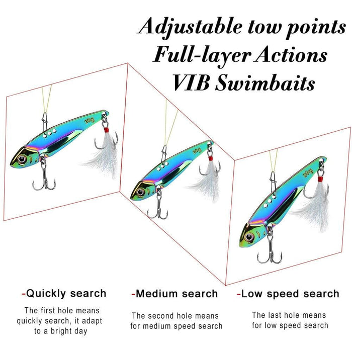 Colourful Vib Sequenant Far Subsidine Lure Bait 7g