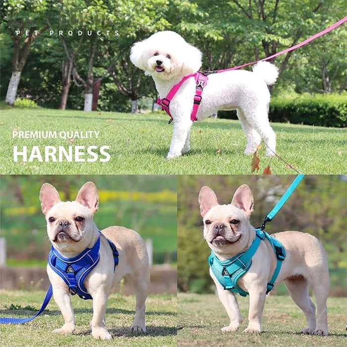 Comfortable Breathable Adjustable No Pull Dog Vest