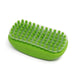 Comfortable Ergonomic 4 Point Soft Bristle Rubber Grooming