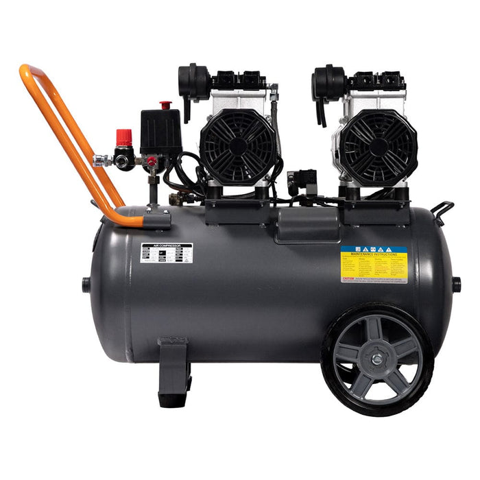 50l Air Compressor 3.0hp Oil-free Quiet Electric Portable