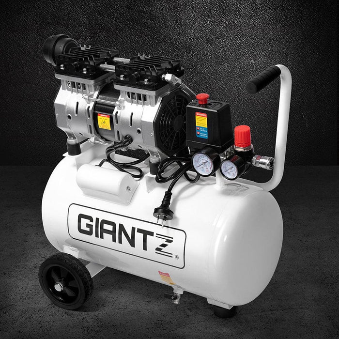 24l Air Compressor 40 L/min 115psi Oil-free Electric