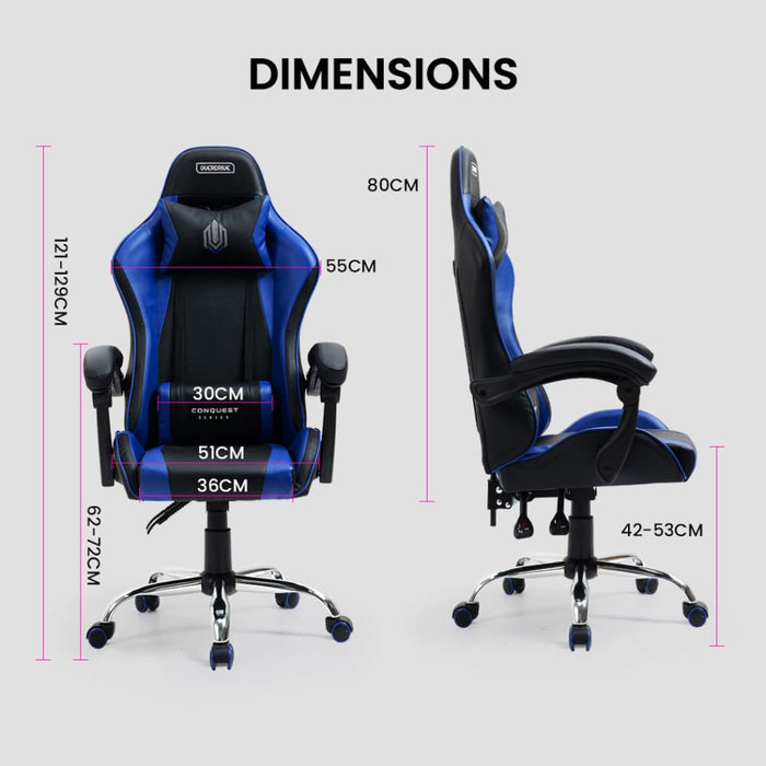 Conquest Series Reclining Gaming Ergonomic Office Chair