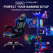 Conquest Series Reclining Gaming Ergonomic Office Chair