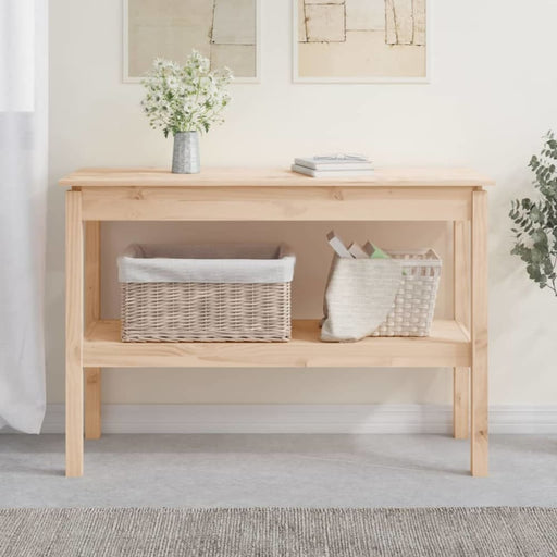 Console Table 110x40x75 Cm Solid Wood Pine Noaxkk