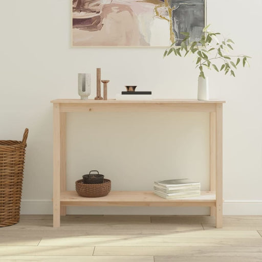 Console Table 110x40x80 Cm Solid Wood Pine Nxxxnx