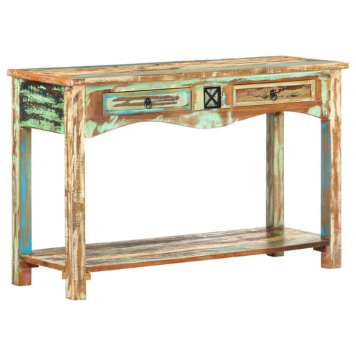 Console Table 120x40x75 Cm Solid Reclaimed Wood Xaikxp