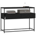 Console Table Black 100x40x75 Cm Engineered Wood Ntaopb