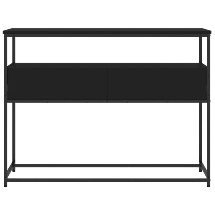 Console Table Black 100x40x75 Cm Engineered Wood Ntaopb