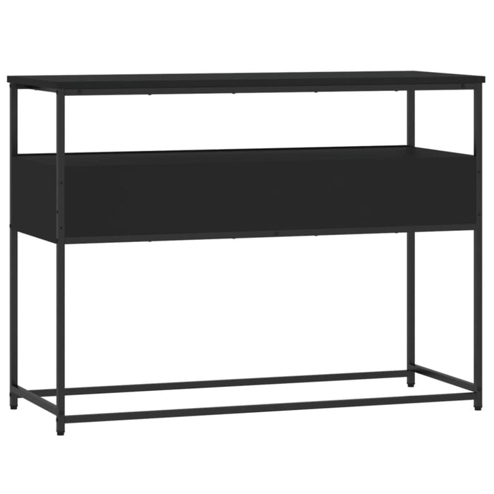 Console Table Black 100x40x75 Cm Engineered Wood Ntaopb