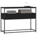 Console Table Black 100x40x75 Cm Engineered Wood Ntaopb