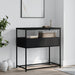 Console Table Black 75x40x75 Cm Engineered Wood Ntaopp