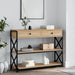 Console Table Sonoma Oak 100x28x75 Cm Engineered Wood Ntaoko