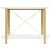 Console Table White 110x38x75 Cm Engineered Wood Taplkb