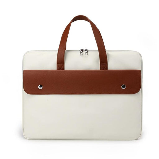 Contrasting Pu Leather Laptop Bag Briefcase Cover