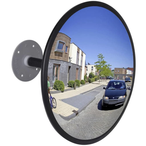 Convex Traffic Mirror Acrylic Black 30 Cm Indoor Oaolin