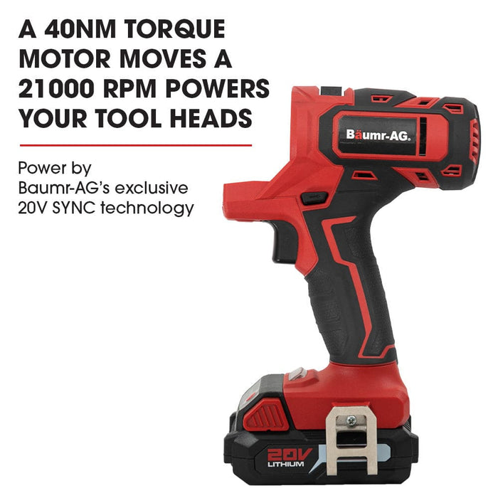 Cordless Mt3 20v Sync 3in1 Combi-tool Kit With Battery