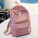 Corduroy School Backpack For Girls And Women