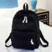 Corduroy School Backpack For Girls And Women