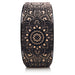 Cork Mandala Yoga Wheel Black