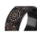 Cork Mandala Yoga Wheel Black