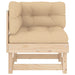 Corner Sofa With Cushions Solid Wood Pine Nxpaxx