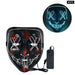 Cosplay Halloween Purge Mask Glowing Neon Led Masque