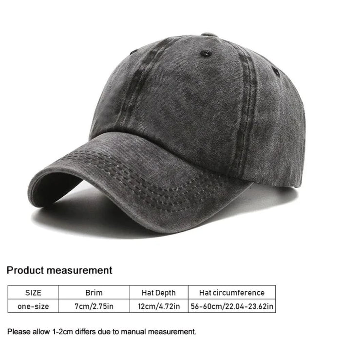 Cotton Soft Top Visor Sports Baseball Cap For Men And Women