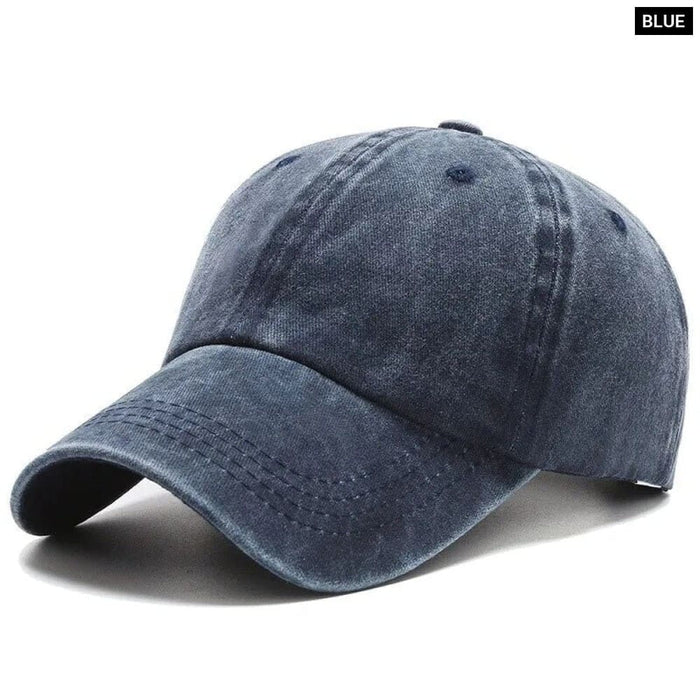 Cotton Soft Top Visor Sports Baseball Cap For Men And Women