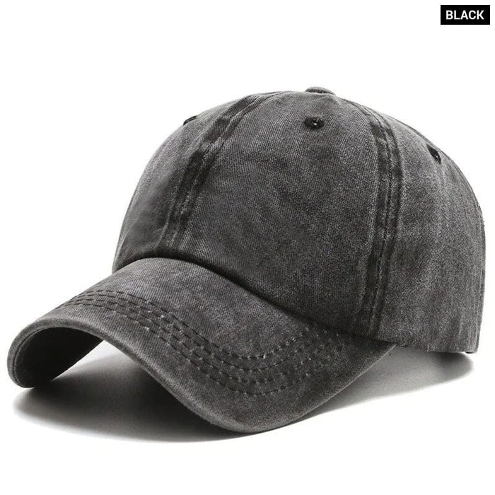 Cotton Soft Top Visor Sports Baseball Cap For Men And Women